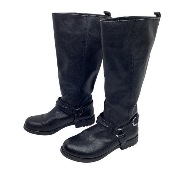 Coach Valterra Sport Mid-Calf Leather Womens 7B Riding Boots Black - Picture 1 of 13
